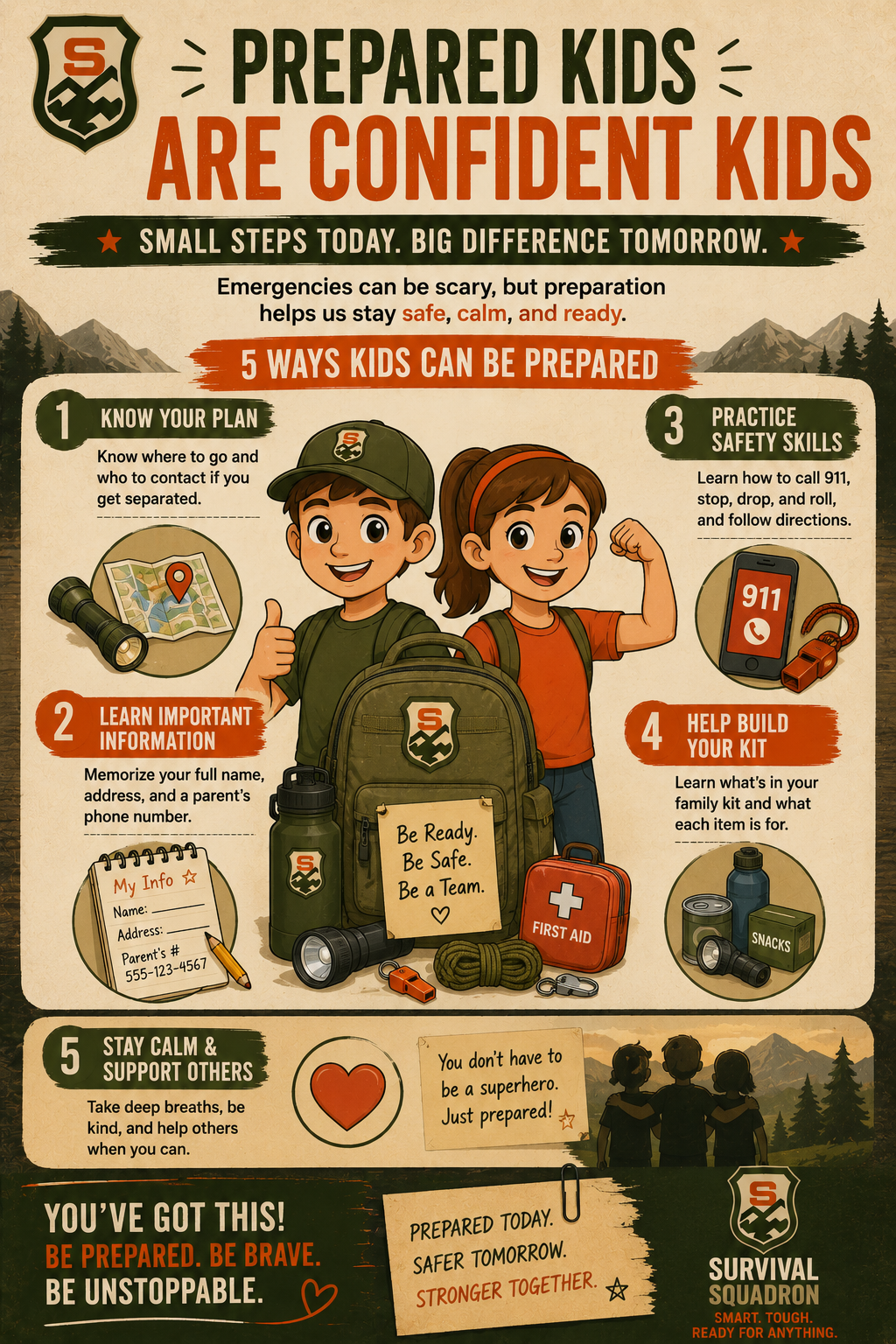 Prepared Kids Are Confident Kids: How to Teach Emergency Preparedness Without Creating Fear