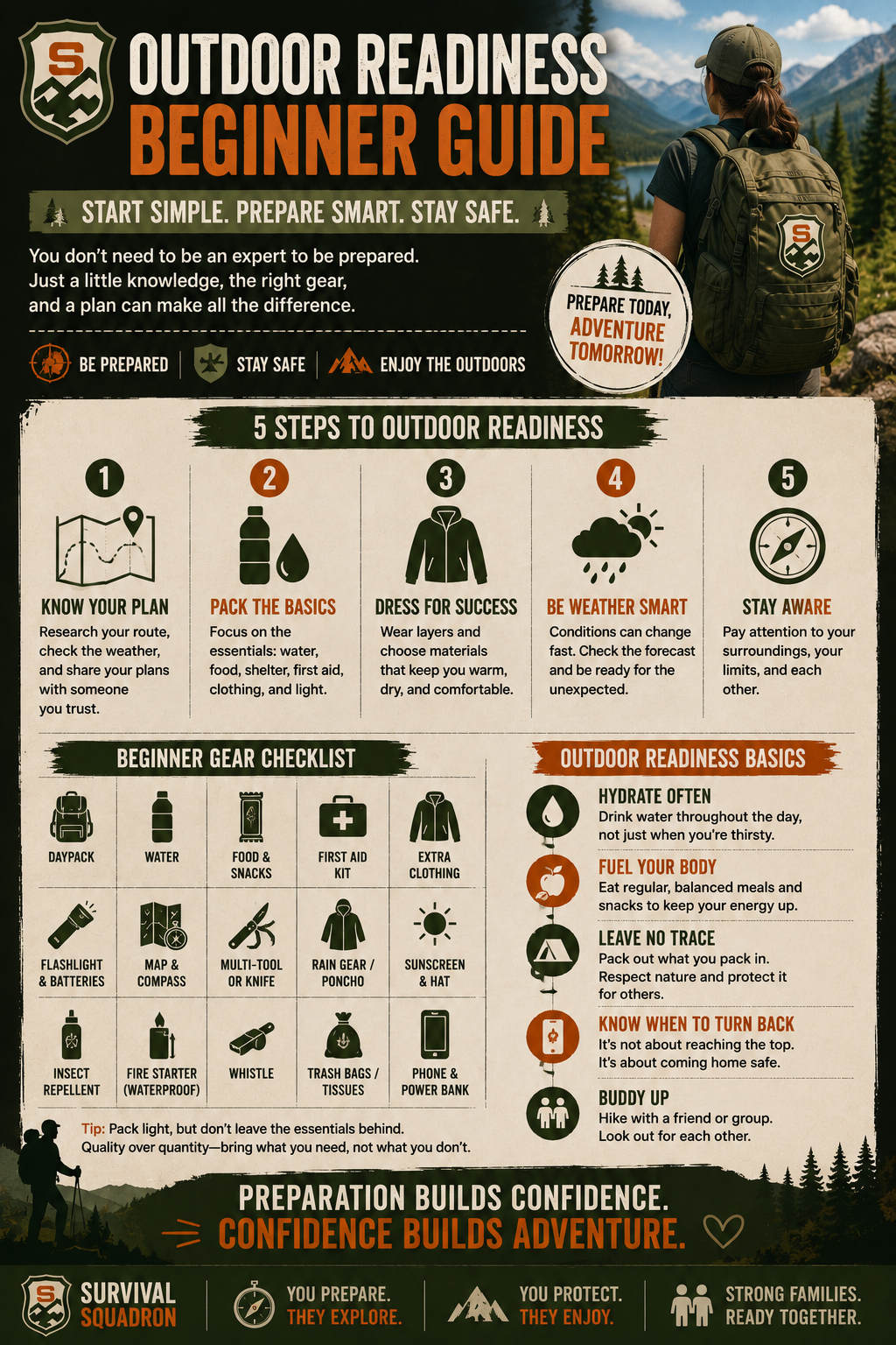 Outdoor Readiness for Beginners: Simple Steps to Stay Safe and Enjoy the Outdoors