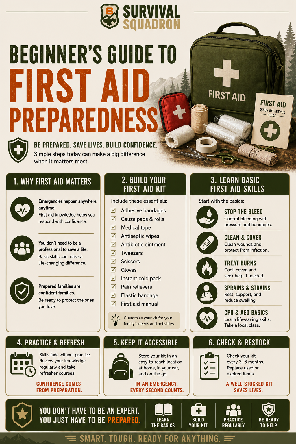 Beginner's Guide to First Aid Preparedness