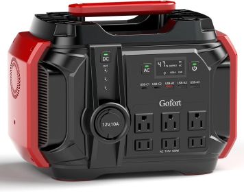 540Wh Portable Power Station for Camping & Emergencies