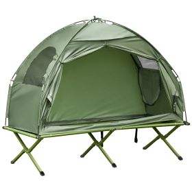 Single Person Tent Cot Combo for Camping & Emergency Shelter