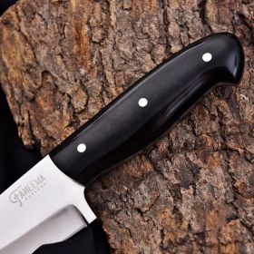 Sooty 440C Outdoor Knife with Epoxy Resin Handle