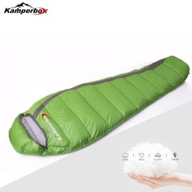 Kamperbox Cozy 300 Winter Down Sleeping Bag for Camping & Cold-Weather Preparedness