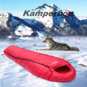 Kamperbox Winter Sleeping Bag with Insulated Portable Cold Weather Design