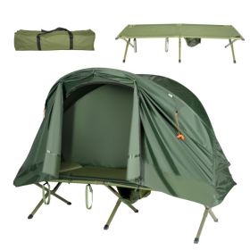 4-in-1 Tent Cot with Air Mattress for Camping & Preparedness