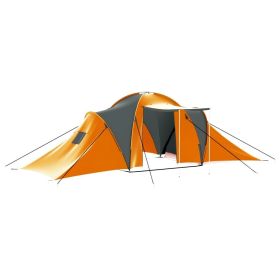 9-Person Family Camping Tent with 3 Rooms & Weather Protection
