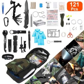 121-Piece Family Emergency Survival Kit with First Aid & Tools