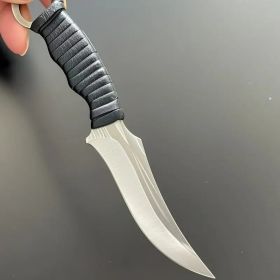 Fixed Blade Outdoor Utility Knife with Ergonomic Handle & Sheath