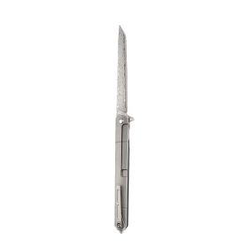 Tanger VG-10 Folding Knife with Titanium Handle & Glass Breaker