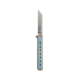 Torn D2 Folding Knife with Sheepfoot Blade & Frame Lock