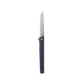 Alon D2 Steel Folding Knife with Carbon Fiber Handle