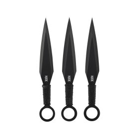 Metis Fixed Blade Utility Knife Set with Paracord-Wrapped Handles (3-Pack)