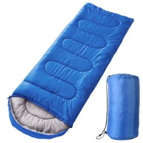 3-Season Sleeping Bag for Camping, Travel & Emergency Preparedness (Color: Royal Blue)