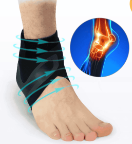 Emergency Ankle Support Brace for First Aid & Injury Preparedness (Option: L-1pc-Left)