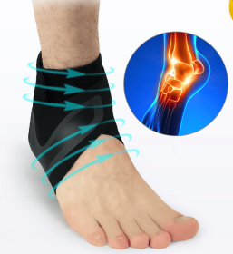 Emergency Ankle Support Brace for First Aid & Injury Preparedness (Option: S-1pc-Left)