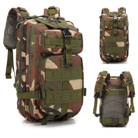 30L Compact Outdoor Sports Mountaineering; Hiking; Camping Backpack (Color: Jungle Camouflage)