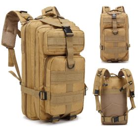 30L Compact Outdoor Sports Mountaineering; Hiking; Camping Backpack (Color: Khaki)